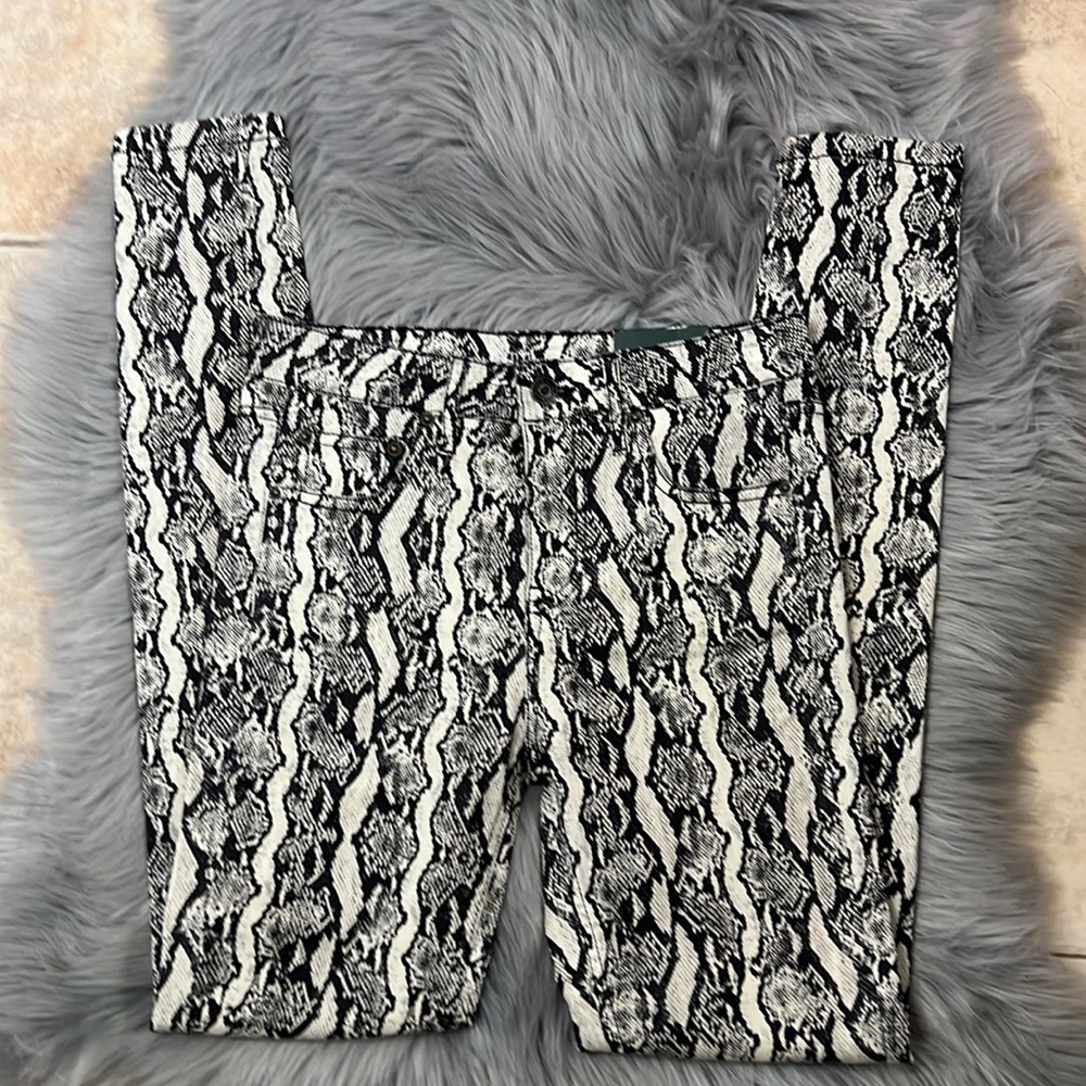 NWT Wild Fable High Rise Skinny Snakeprint Jeans sz 00